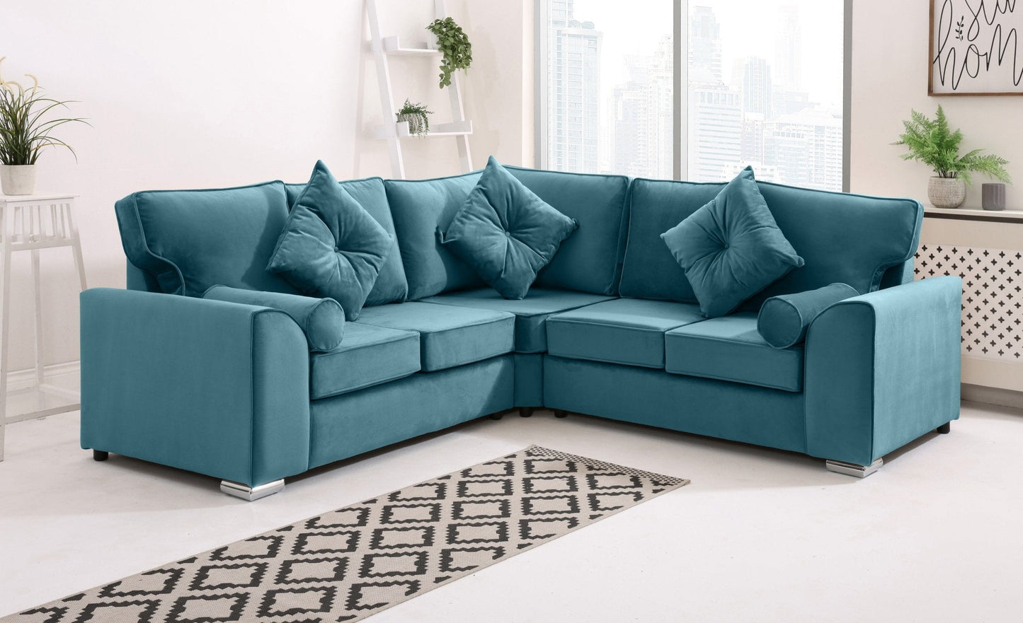 Dylan Corner Fullback + Extra Cushions - Sofa Scape UK