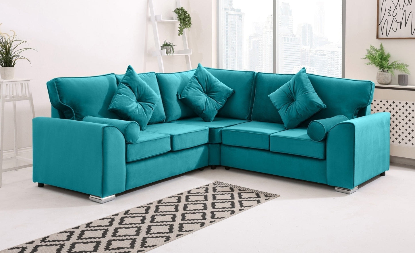 Dylan Corner Fullback + Extra Cushions - Sofa Scape UK