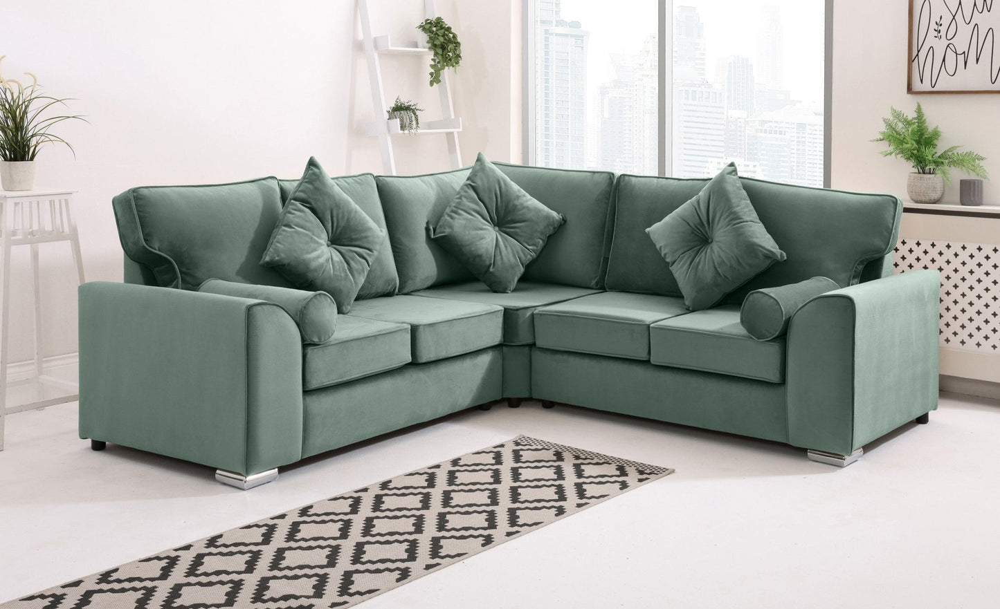 Dylan Corner Fullback + Extra Cushions - Sofa Scape UK