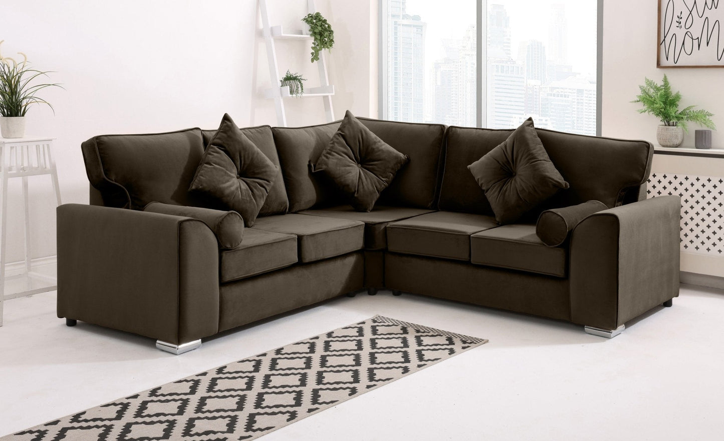 Dylan Corner Fullback + Extra Cushions - Sofa Scape UK