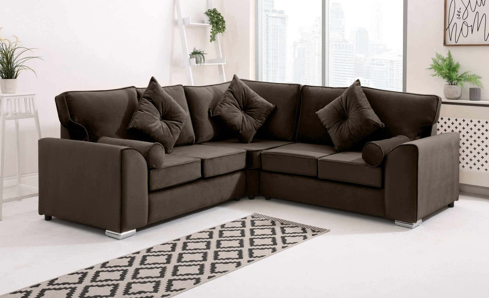 Dylan Corner Fullback + Extra Cushions - Sofa Scape UK