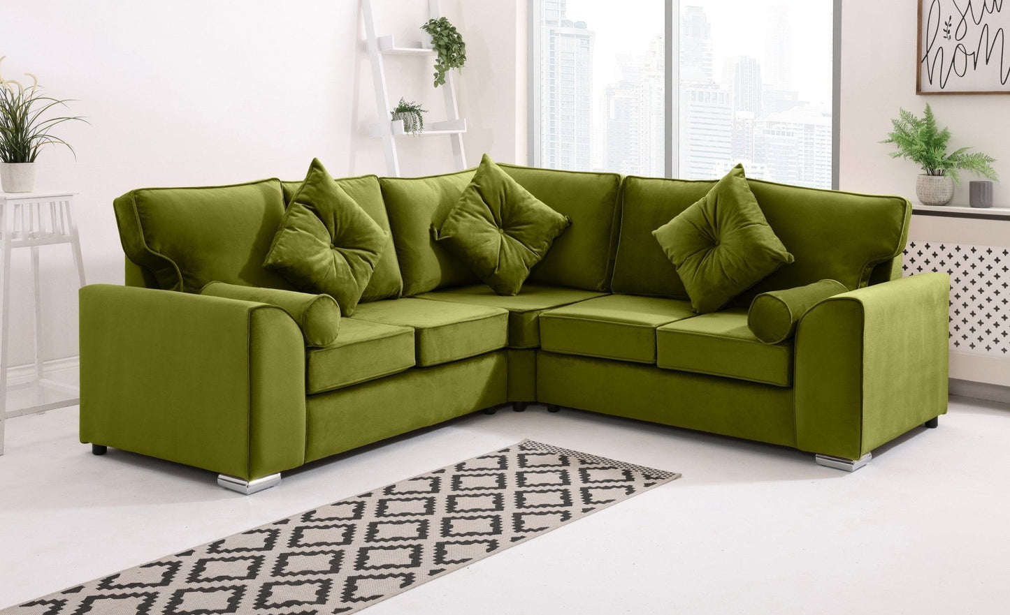 Dylan Corner Fullback + Extra Cushions - Sofa Scape UK