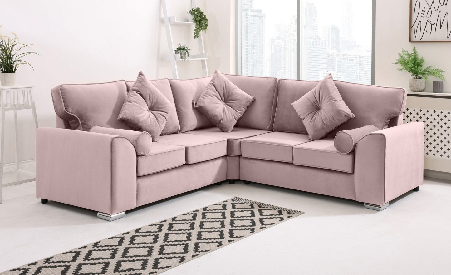 Dylan Corner Fullback + Extra Cushions - Sofa Scape UK
