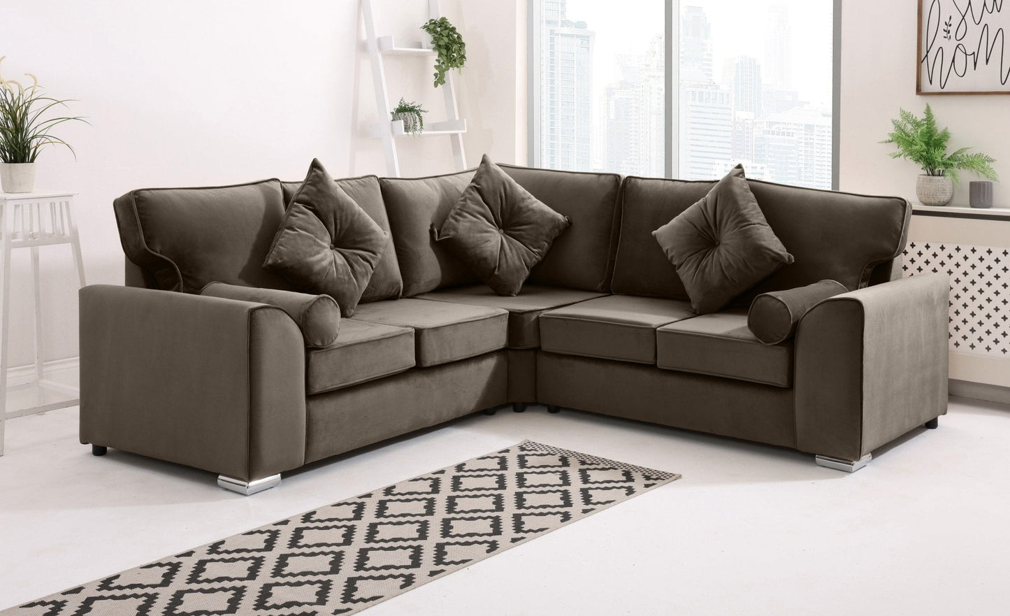Dylan Corner Fullback + Extra Cushions - Sofa Scape UK