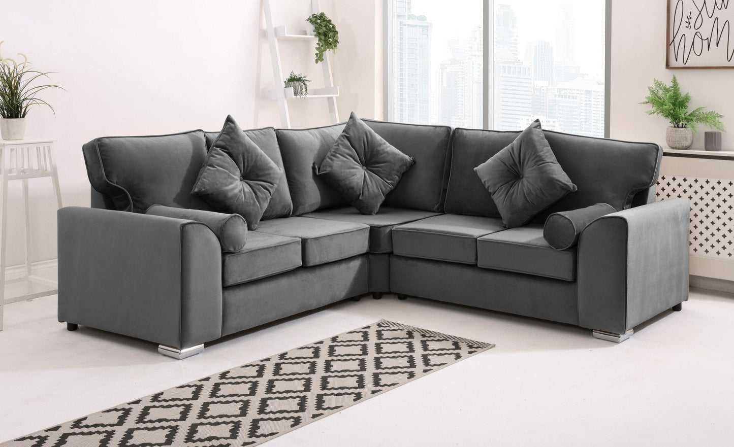 Dylan Corner Fullback + Extra Cushions - Sofa Scape UK