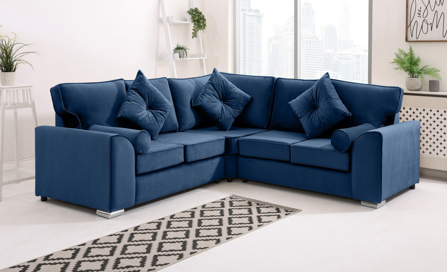 Dylan Corner Fullback + Extra Cushions - Sofa Scape UK