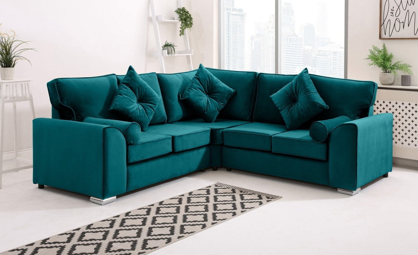 Dylan Corner Fullback + Extra Cushions - Sofa Scape UK