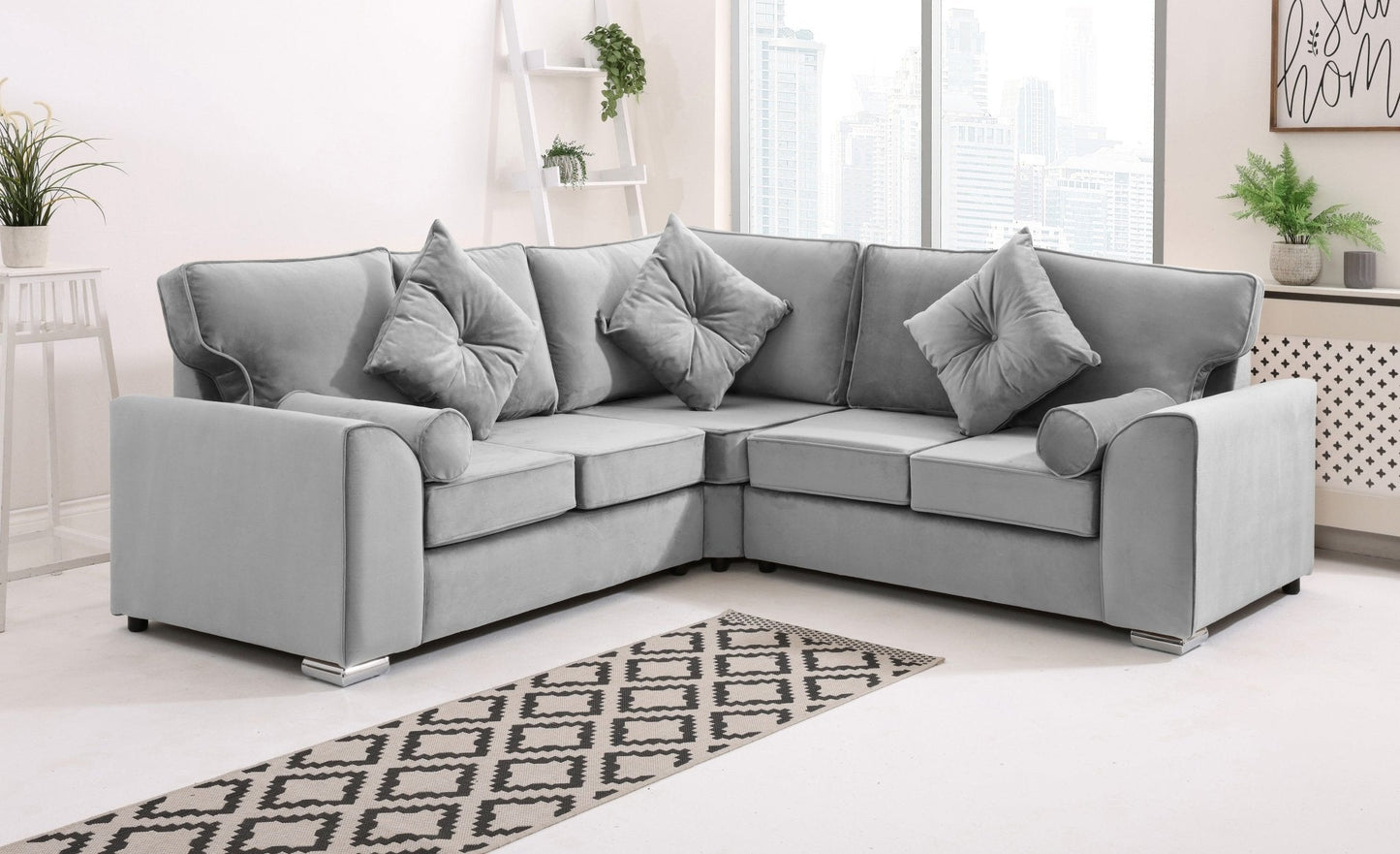 Dylan Corner Fullback + Extra Cushions - Sofa Scape UK