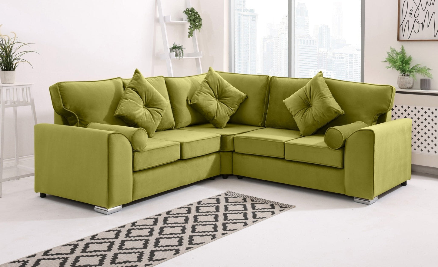 Dylan Corner Fullback + Extra Cushions - Sofa Scape UK