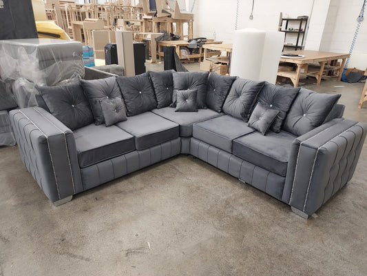 Hendi Corner - Grey - Sofa Scape UK