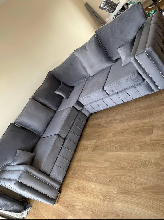 Hendi Corner - Grey - Scatterback - Sofa Scape UK