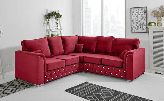 Malibu Corner Fullback - 2c2 + Diamonds - Sofa Scape UK