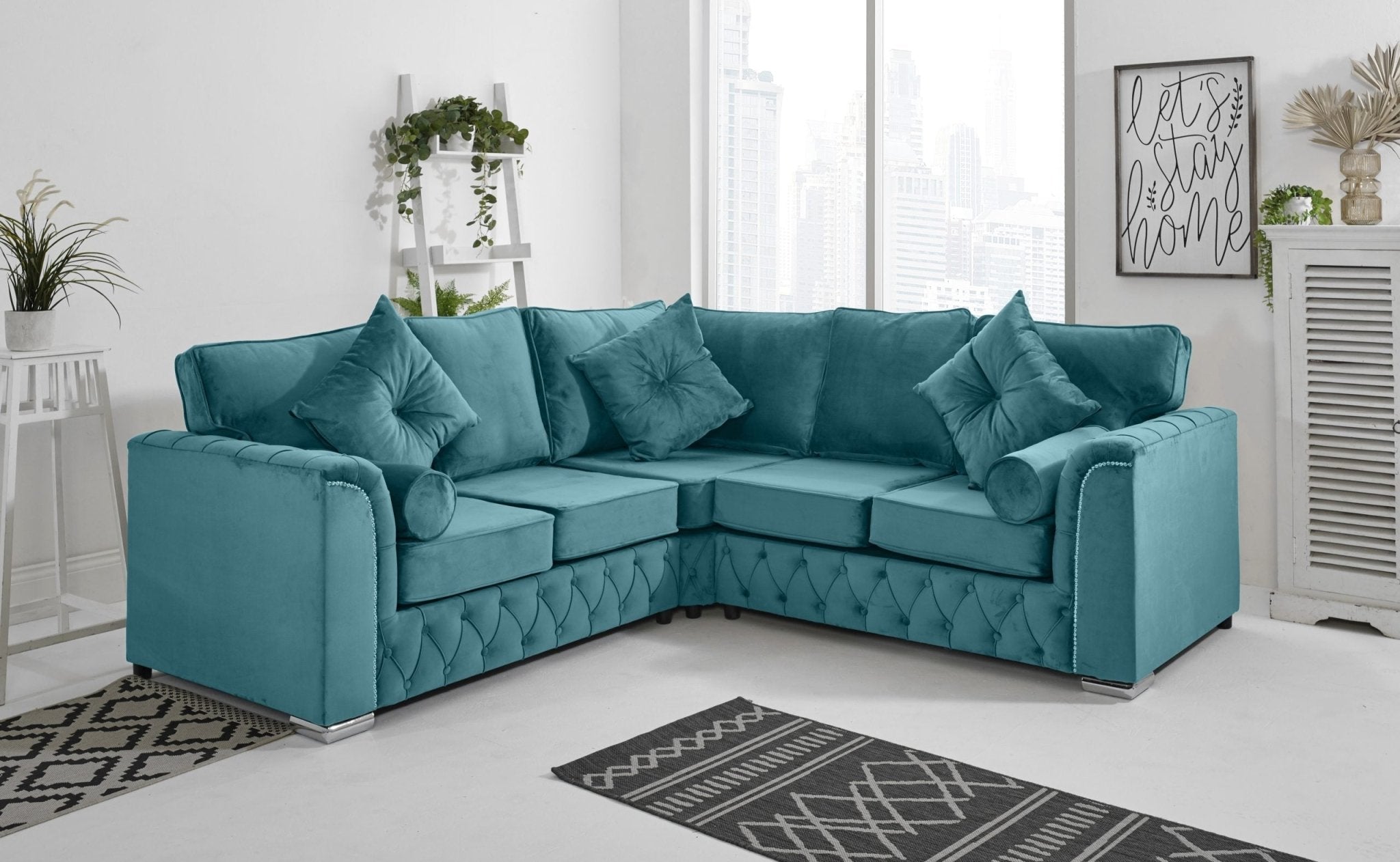 Malibu Corner Fullback - 2c2 + Extra Cushions - Sofa Scape UK