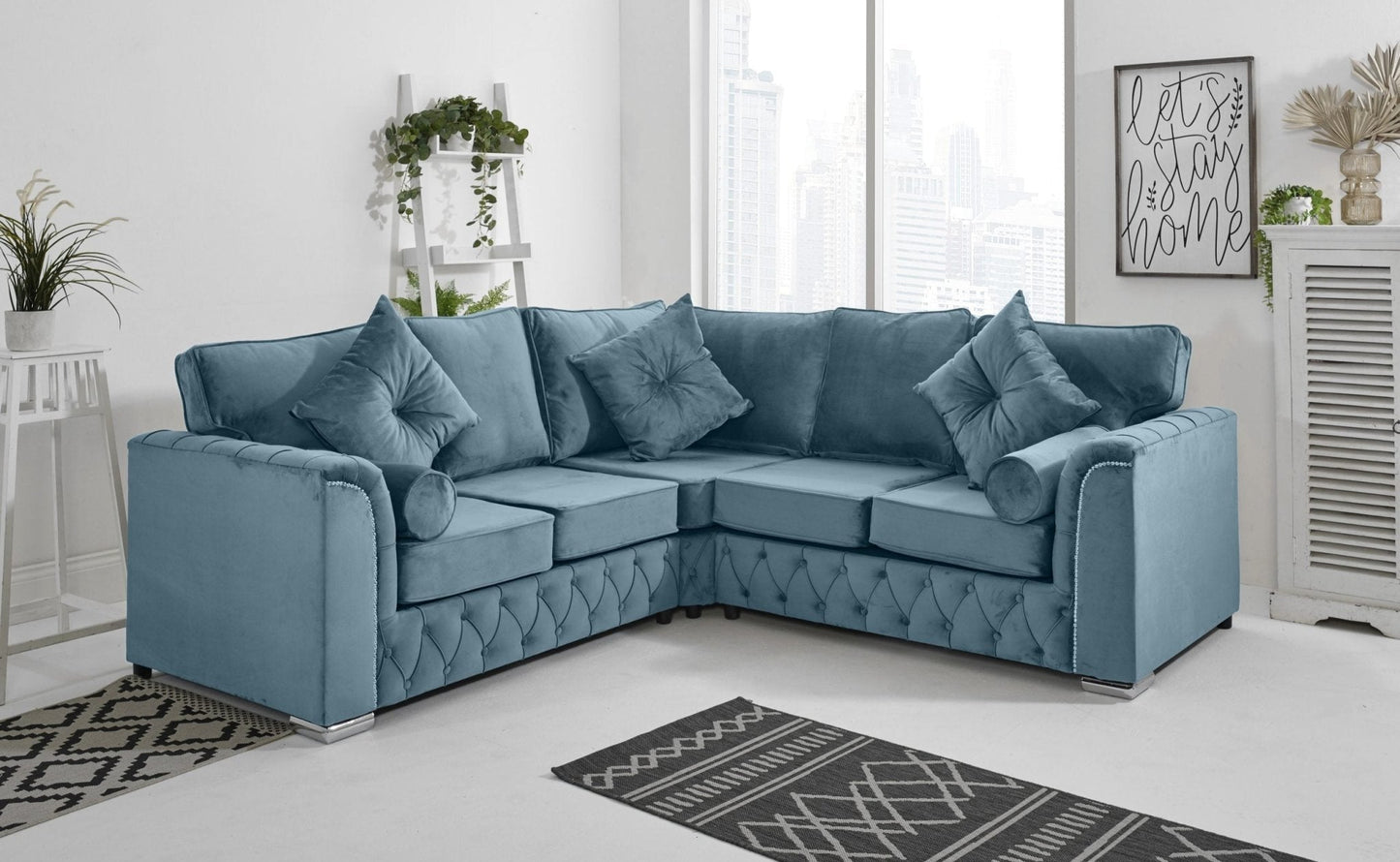 Malibu Corner Fullback - 2c2 + Extra Cushions - Sofa Scape UK