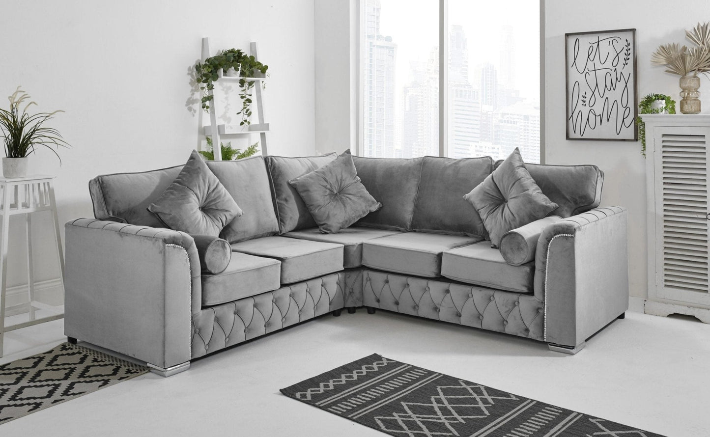 Malibu Corner Fullback - 2c2 + Extra Cushions - Sofa Scape UK