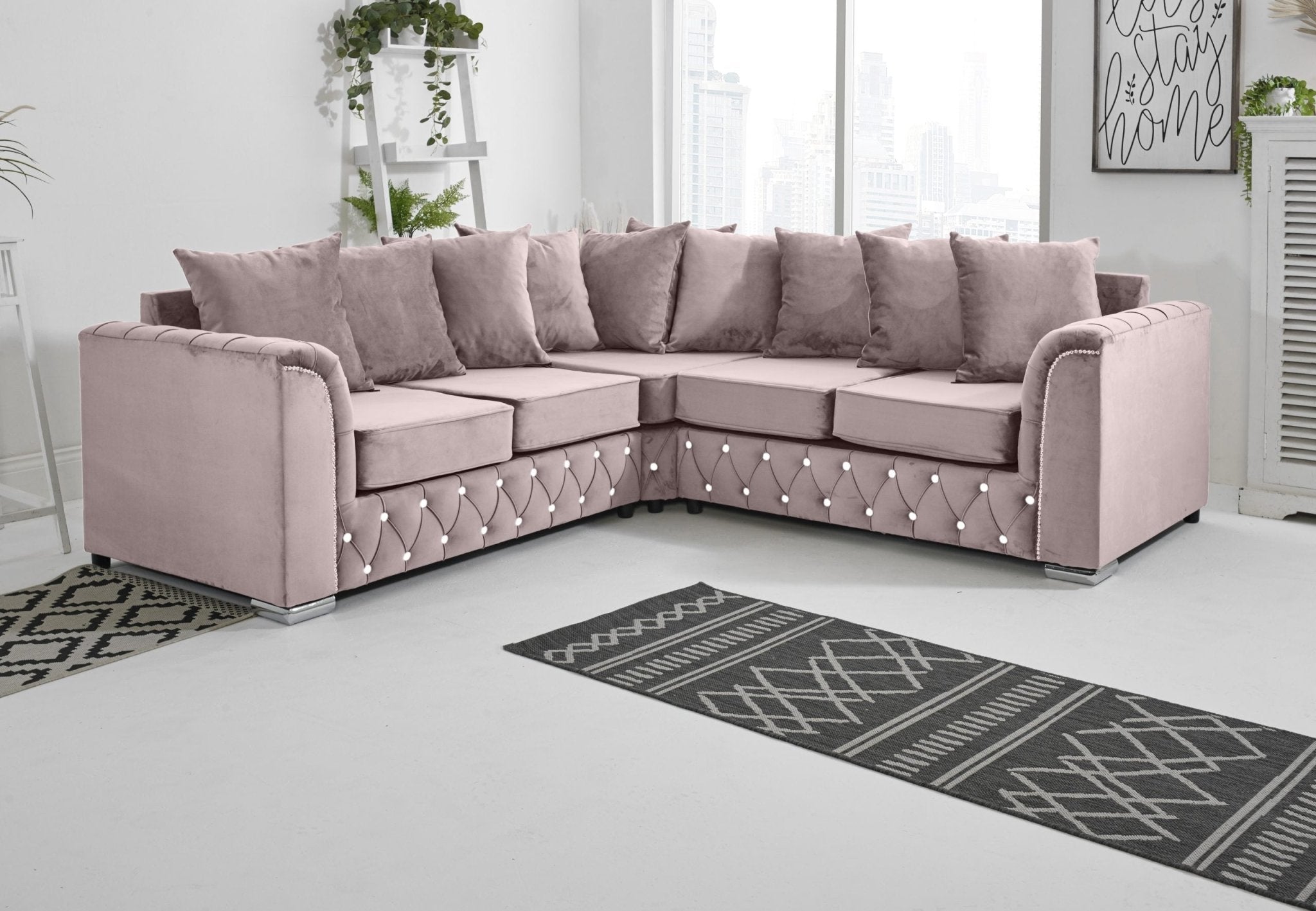 Malibu Corner Scatterback - 2c2 + Diamonds - Sofa Scape UK