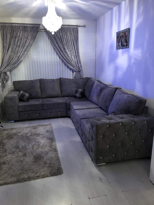 Milton 6 Seater Fullback Corner - Sofa Scape UK