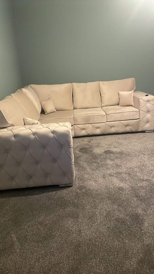 Milton Corner - Cream Fullback - Sofa Scape UK