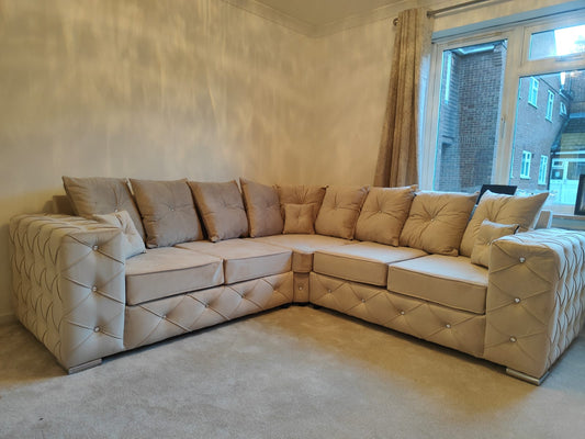 Milton Corner - Cream Scatterback - Sofa Scape UK