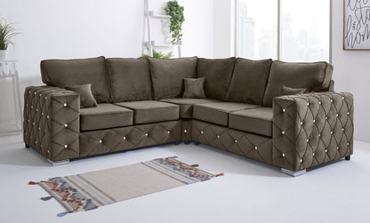 Milton Corner Fullback - 2c2 + Diamonds - Sofa Scape UK