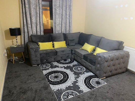 Milton Corner - Fullback Grey - Sofa Scape UK
