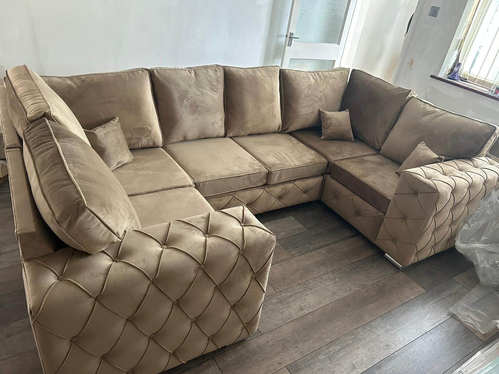 Milton Sofa Bed - Mink Fullback - Sofa Scape UK