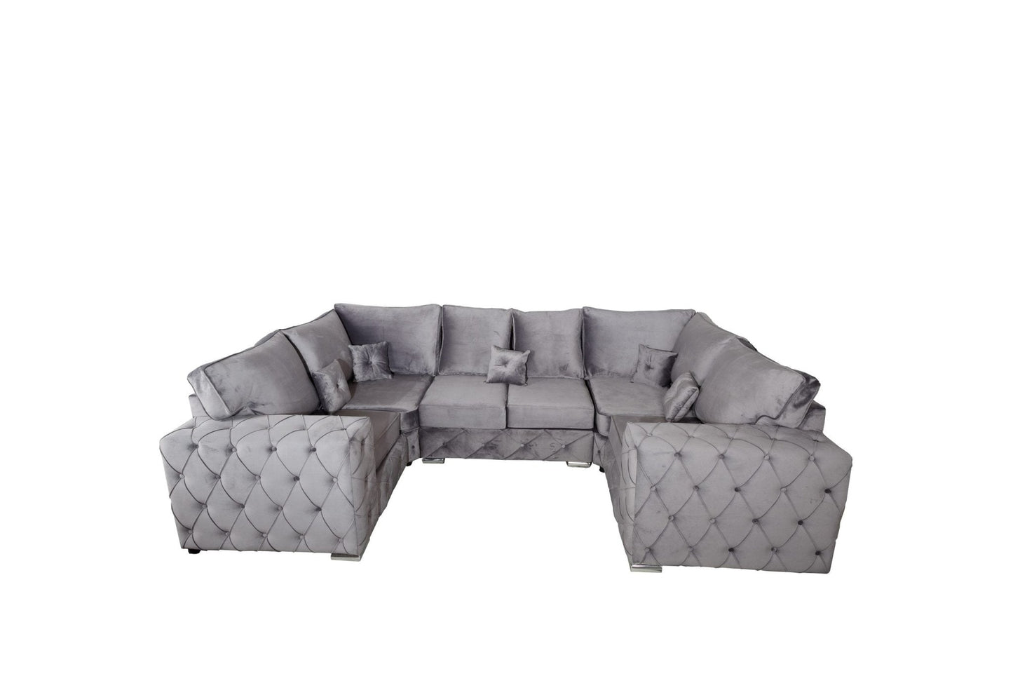 Milton U Shape - Plush Velvet - Sofa Scape UK