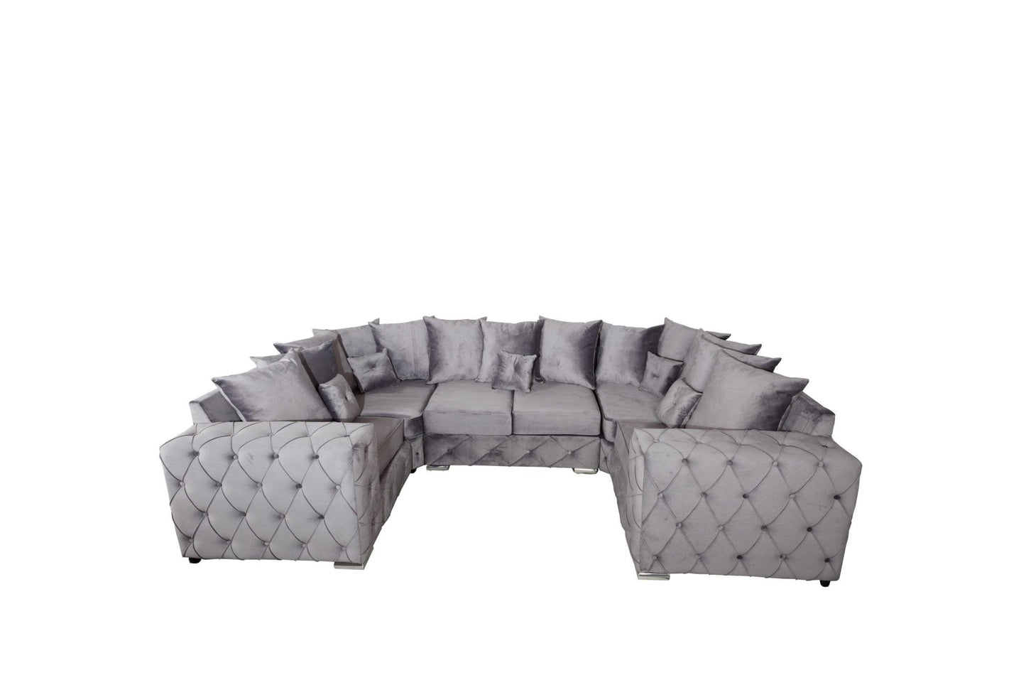 Milton U Shape - Plush Velvet - Sofa Scape UK