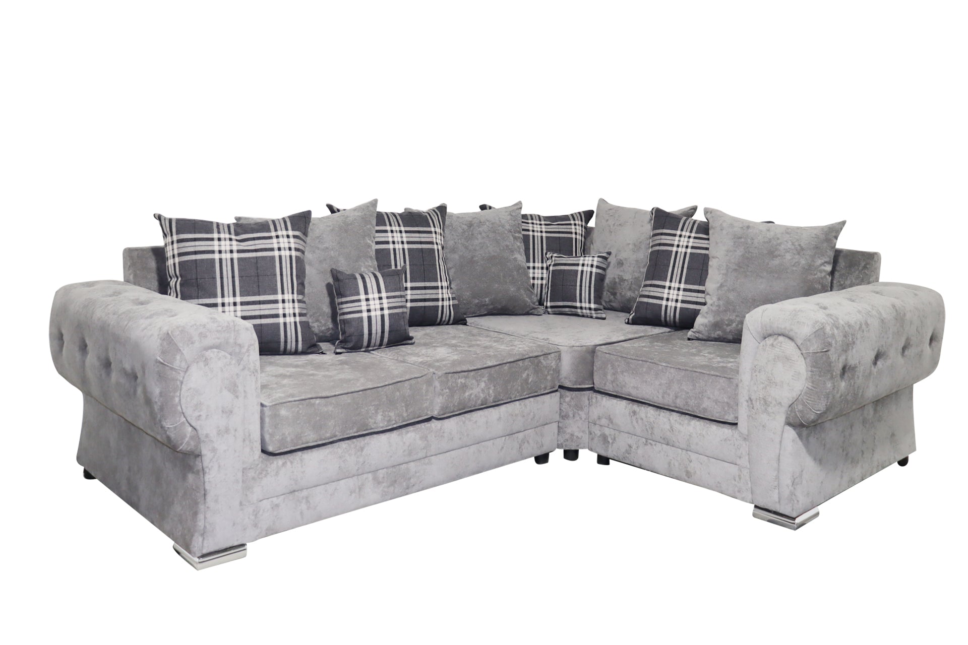 Verona 4 Seater - Left Hand - Chenille - Sofa Scape UK