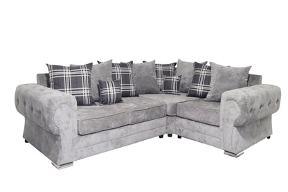 Verona 4 Seater - Left Hand - Chenille - Sofa Scape UK