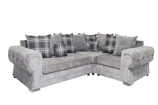 Verona 4 Seater - Left Hand - Chenille - Sofa Scape UK