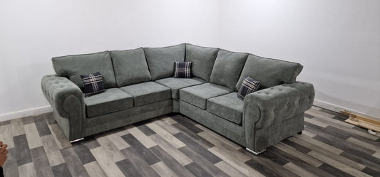 Verona Corner - Granite Fullback - Sofa Scape UK