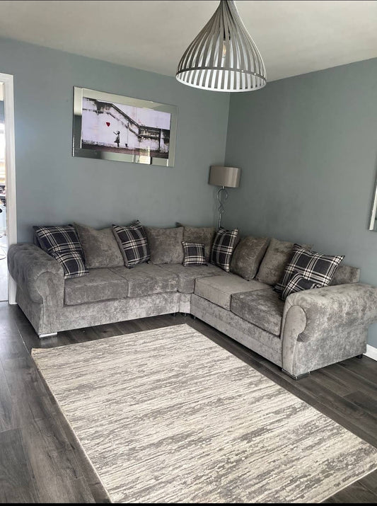 Verona Corner - Grey Scatterback - Sofa Scape UK