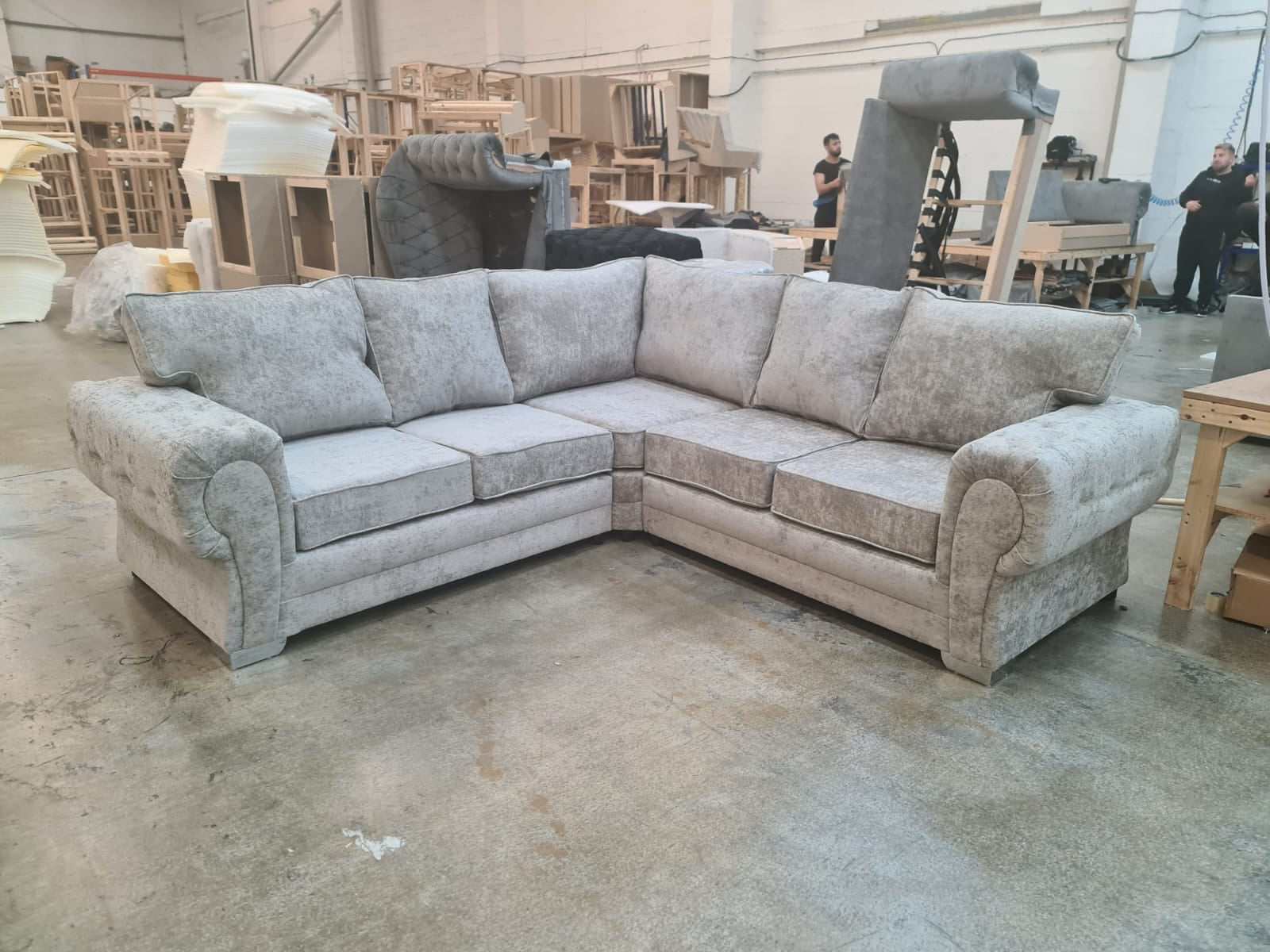 Verona Corner - Truffle Fullback - Sofa Scape UK